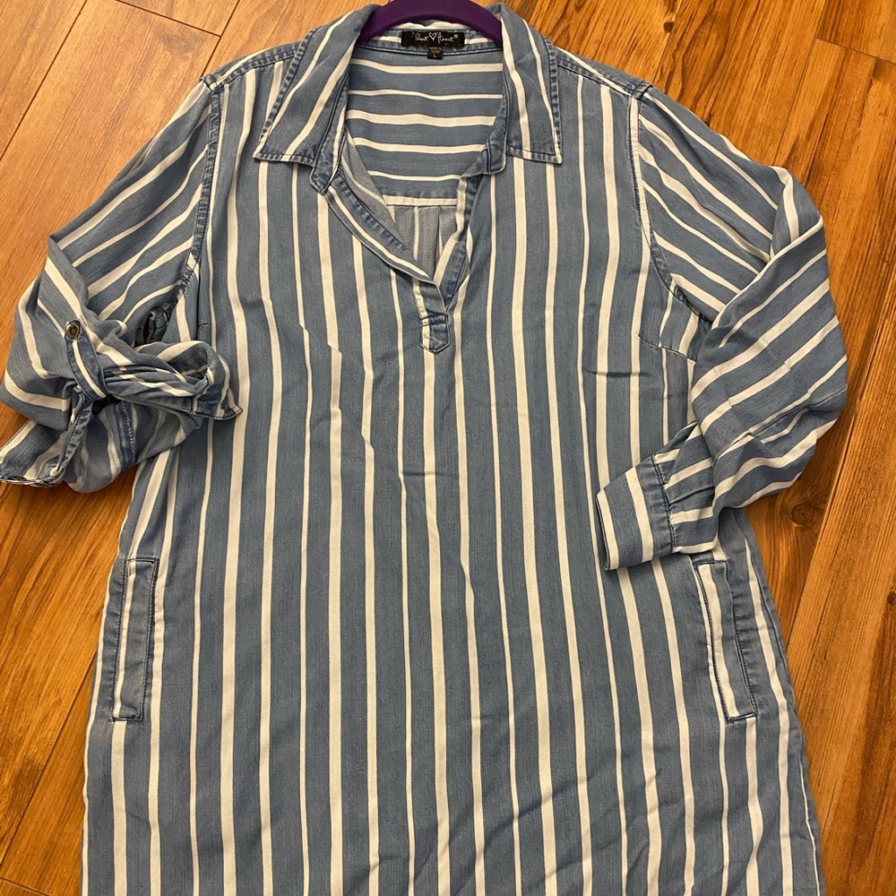 Women’s long sleeve shirt dress